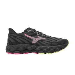 Mizuno Кроссовки Wave Sky 8 'Black Silver Pink Tetra', черный j1gc240206 | black silver pink tetra