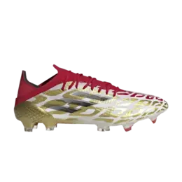 Adidas Кроссовки X Speedflow Mo Salah.1 FG 'White Gold Metallic Scarlet', белый gx3901 | white gold metallic scarlet