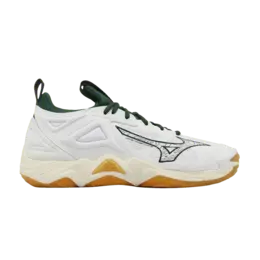 Mizuno Кроссовки Wave Momentum 3 'White Green Gold', белый v1ga231244 | white green gold