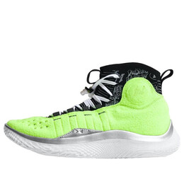 Кроссовки diet starts monday x curry 4 flotro 'tennis ball' Under Armour, зеленый 3026421-300 | quirky lime/black/metallic silver