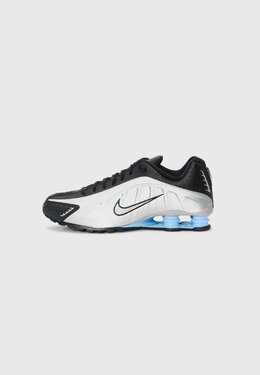Кроссовки SHOX R4 UNISEX Nike Sportswear, металлик серый ni115o07p-c11 | silver-coloured/black/psychic blue