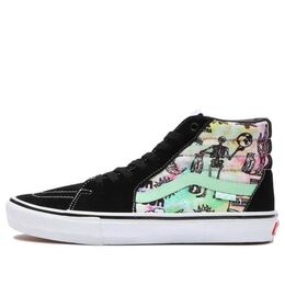 Кеды Vans Shroom Doom Skate Sk8-hi BLACKWHITEYELLOWPINKGREEN vn0a5fccapi | blackwhiteyellowpinkgreen