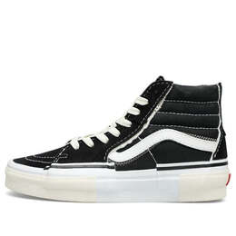 Кеды Vans SK8-Hi Reconstruct BLACKWHITE, черный/белый vn0005uk6bt | blackwhite