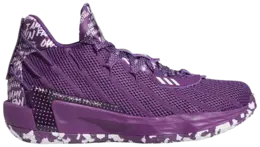 Кроссовки Adidas Dame 7 'I Am My Own Fan - Glory Purple', фиолетовый fy2796 | purple