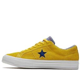 Кеды Converse One Star Suede Seasonal Colors Ox 'Amarillo/Rush Blue', желтый 166848c | yellow