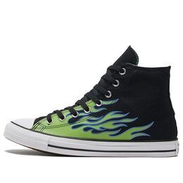 Кеды Converse Chuck Taylor All Star 'Black Green Flame' 169592c | blackbluegreen