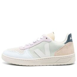 Кроссовки Veja V-10 Lace-Up Suede Sneakers 'Jade Pink', белый vx0303119 | white
