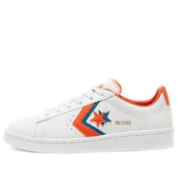 Кеды Converse Pro Leather Low 'Sunblocked - Bold Mandarin', белый 167853c | white