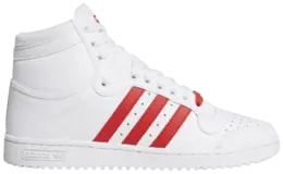 Кроссовки Adidas Top Ten High 'White Lush Red', белый fv4229 | white