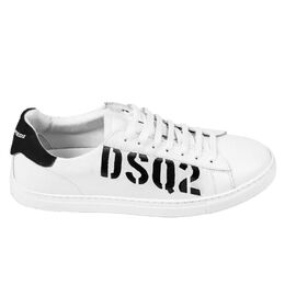 Белые кроссовки из телячьей кожи Dsquared2, White 0017482211 | white
