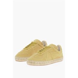 Кроссовки MM22 Low-Top с винтажным эффектом и подошвой Juta Maison Margiela, Yellow 0017348251 | yellow