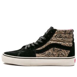 Кеды Concepts x Vans Unisex Syndicate SK8-HI Sneakers Black/Brown, черный vn-oqg19ju | black