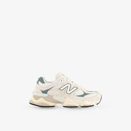 Кроссовки New Balance 9060 из замши с сетчатыми вставками, бежево-зеленый r04466707 | linen dark juniper