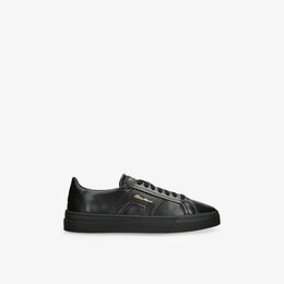 Кроссовки Santoni Dbbs кожаные низкие, черный r04473797 | black