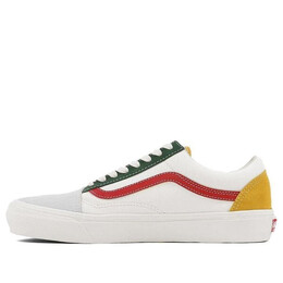 Кроссовки og old skool lx 'white' Vans, красный vn0a38fwvz0 | red/white/green/yellow