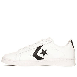 Кроссовки pro leather ox 'white black' Converse, черный 167237c | black and white