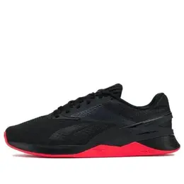 Кроссовки nano x3 'black neon cherry' Reebok, черный 100069910 | black / neon cherry