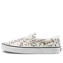 Кроссовки harry potter x classic slip-on 'marauder's map' Vans, белый vn0a4bv3v3c | white