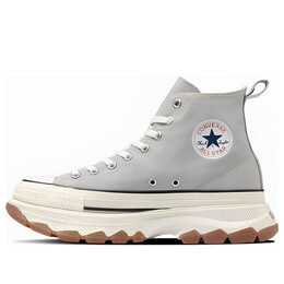 Кроссовки all star trekwave hi 'light grey' Converse, серый 31308930 | light grey/white