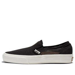 Кроссовки slip-on mesh vr3 'black' Vans, черный vn0007r9bla | black/white