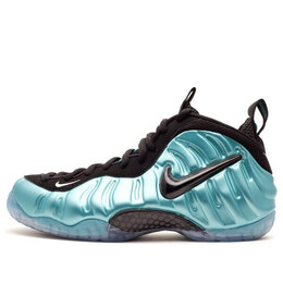 Кроссовки air foamposite pro 'electric blue' Nike, мультиколор 624041-410 | retro/black-white