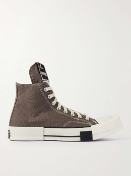 Высокие парусиновые кроссовки Converse DRKSHDW TURBODRK Chuck 70 Rick Owens, серый 1647597290390003 | gray