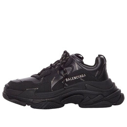 Кроссовки triple s sneaker 'allover logo - black' Balenciaga, черный 536737w2fa21081 | black