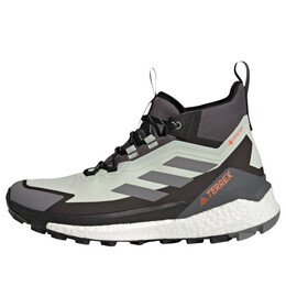 Кроссовки terrex free hiker 2 gore tex Adidas, зеленый gz3287 | linen green/grey three/impact orange