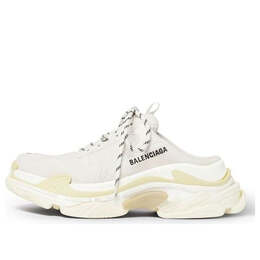 Кроссовки triple s mules 'white double foam and mesh' Balenciaga, белый 755687w3sm29097 | white/black