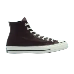 Кроссовки Converse Chuck 70 Leather High 'Colorblock - Black Currant', черный 169580c | black currant/noble grey/egret