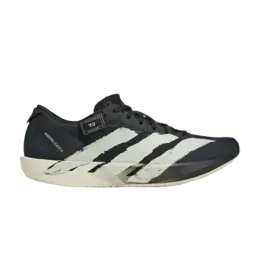 Кроссовки Adidas Y-3 Adizero Adios 9 'Black Off White', черный jr6652 | black/black/off white