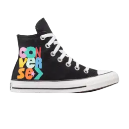 Кроссовки Converse Chuck Taylor All Star High 'Happy Faces', черный 172864c | black/white/light dew