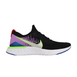 Кроссовки Nike Epic React Flyknit 2 'Reflect Silver', черный cj7794 001 | black/reflect sliver/white