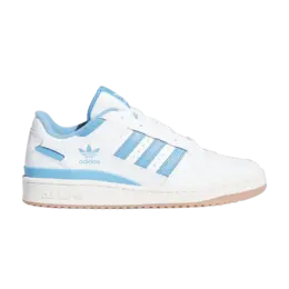 Кроссовки Adidas Forum Low CL 'White Light Blue Gum', белый ih7832 | cloud white/team light blue/cloud white