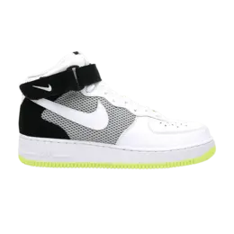 Кроссовки Nike Air Force 1 Mid '07 'Neon Yellow', белый 315123 112 | white/white-black-neon yellow