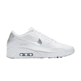 Кроссовки Nike Air Max 90 Ultra 2.0 SE Essential, белый 875695 103 | white/metallic silver