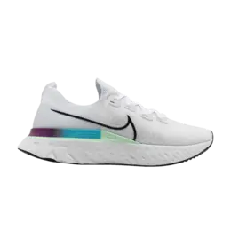 Кроссовки Nike React Infinity Run Flyknit 'White Vapor Green', белый cd4371 102 | white/vapor green/oracle aqua/black