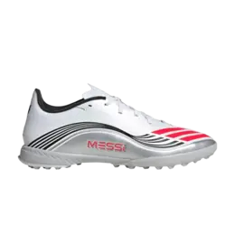 Кроссовки Adidas Messi Adizero F50 League TF 'Prestig10 Pack', белый jp7448 | cloud white/lucid red/silver metallic