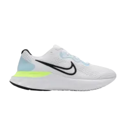 Кроссовки Nike Renew Run 2 'Volt', белый cu3504 100 | white/black/light blue fury/volt
