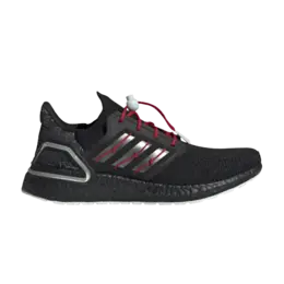 Кроссовки Adidas UltraBoost 20 'Black Scarlet', черный h01422 | core black/night/scarlet