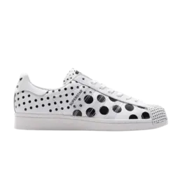Кроссовки Adidas Superstar 'White Polka', белый fx7775 | footwear white/footwear white/core black