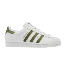Кроссовки Adidas Superstar 'White Focus Olive', белый hp5501 | cloud white/focus olive/cloud white