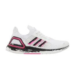 Кроссовки Adidas David Beckham x UltraBoost CC_1 DNA 'White Shock Pink', белый gx7990 | cloud white/cloud white/shock pink