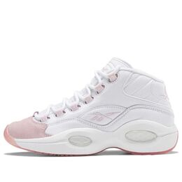 Кроссовки Reebok Question Mid Big Kid 'Pink Toe' GX9357, белый gx9357 | pink toe