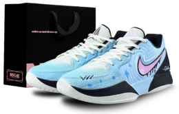 Nike Баскетбольные кроссовки Ja Morant 2 с низкой амортизацией, износостойкие, мужские, сине-зеленые fd7327-100(team1324-冰蓝之星ld) | blue green