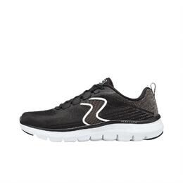 Skechers Мужские повседневные кроссовки Flex Advantage 5.0 с низким верхом, устойчивые к истиранию, черно-белые 232828-bkw | black white 46