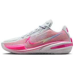 Nike Баскетбольные кроссовки Air Zoom GT Cut 1 с противоскользящей подошвой, износостойкие, мужские, белые, розовые cz0176-008（2025版） | white pink