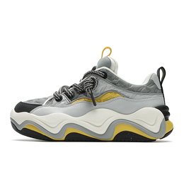 Fila Низкие кроссовки для скейтбординга BROOK LV, мужские, серо-желтые f12m441209fld | gray yellow