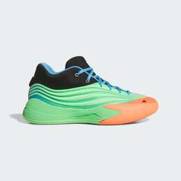Кроссовки Adidas Dame X Shoes, цвет Lime Burst/Signal Coral/Blue Burst ki5949 | lime burst/signal coral/blue burst