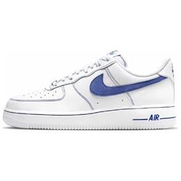 Nike Кроссовки Air Force 1 Low '07 LV8 White Deep Royal Blue hq2037-100 | white blue